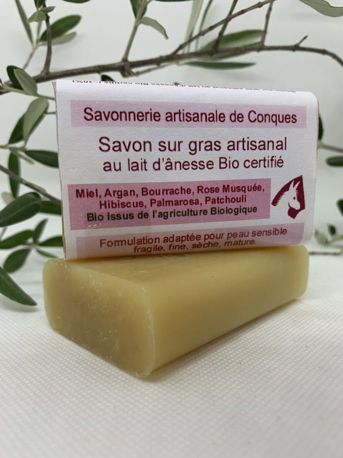 969 Savon sur gras au lait danesse Bio