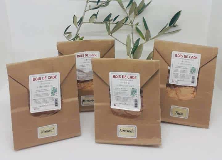 Poudre de bois de Cade - 4 parfums