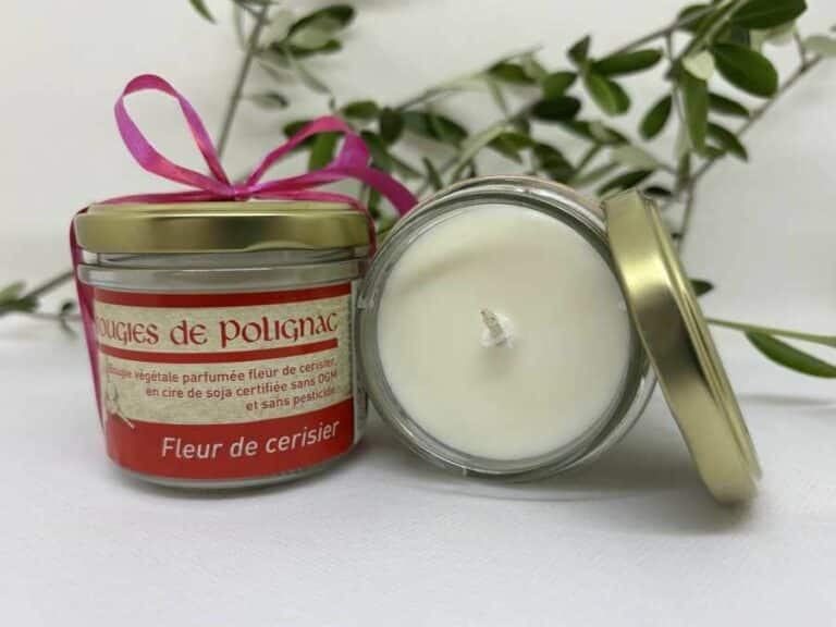 1689 Bougie Vegetale Cerisier