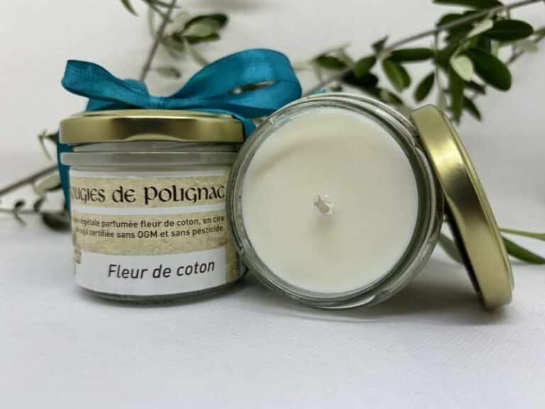 1693 Bougie Vegetale Fleur De Coton